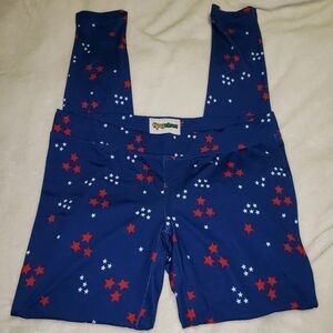 TIPSY Elves Americana Star Print Leggings